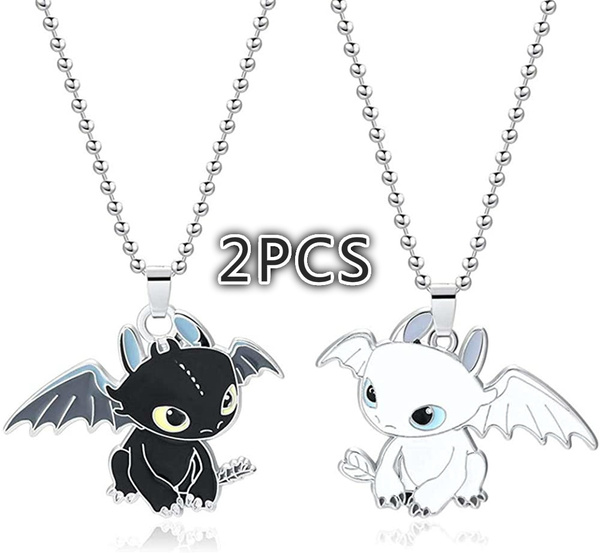 Details about   HOW TO TRAIN YOUR DRAGON MOVIE KIDS UNISEX SILVER PENDANT BLACK CORD NECKLACE 
