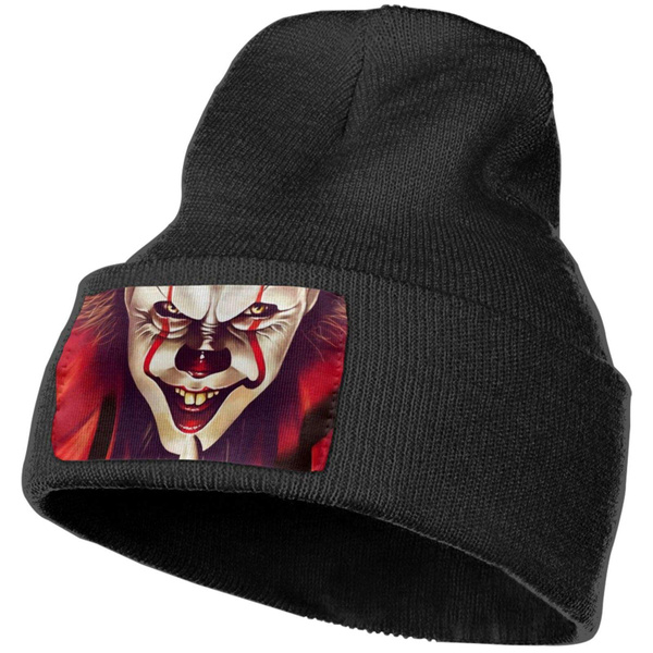 Red IT Pennywise Knit Beanie Hat Warm 