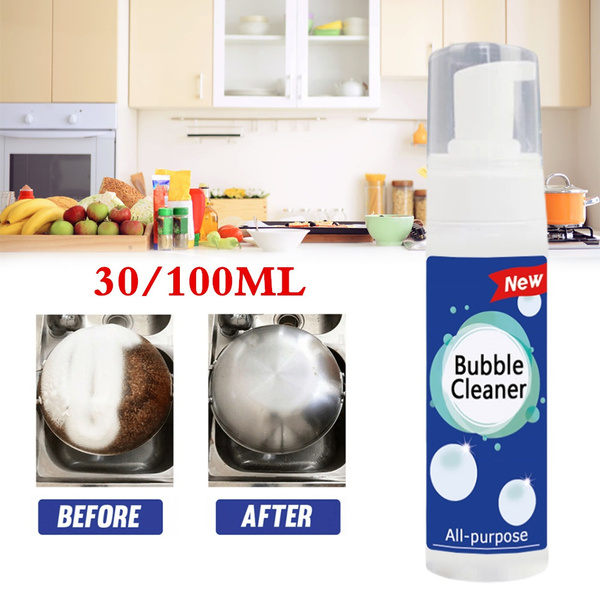 30/100ML All-Purpose Cleaning Bubble Spray Multi-Purpose Foam Kitchen ...