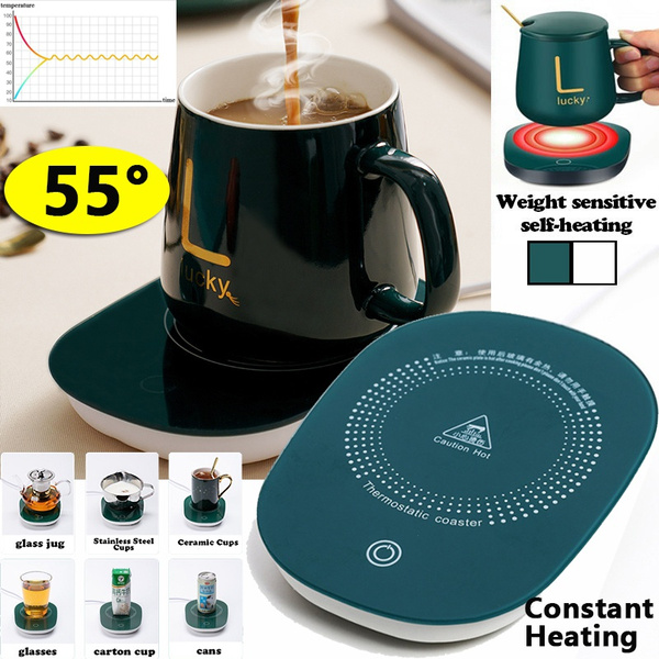 Ceramic Coffee Mug Warmer Pad Cup Heater Coaster Constant