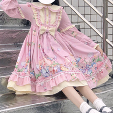 Kawaii, pleated dress, cute, Pleated