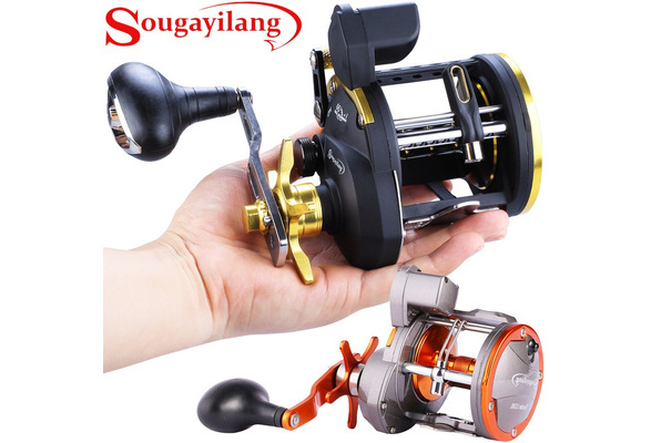Wish Avis clients: Sougayilang High Speed Conventional Levelwind Trolling  Reels Saltwater Level Wind Fishing Reels Right Handed Offshore Heavy Duty  Salt Water Lever Drag Casting Reel