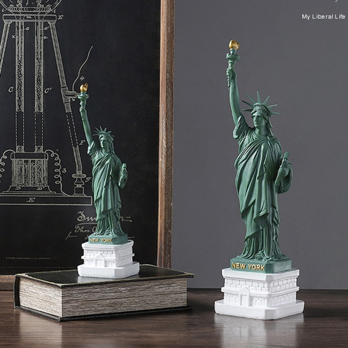 Retro Resin Creative Home Decoration Living Room Office Statue Of Liberty Crafts Ornaments Wish - Tall Statues For Home Decor