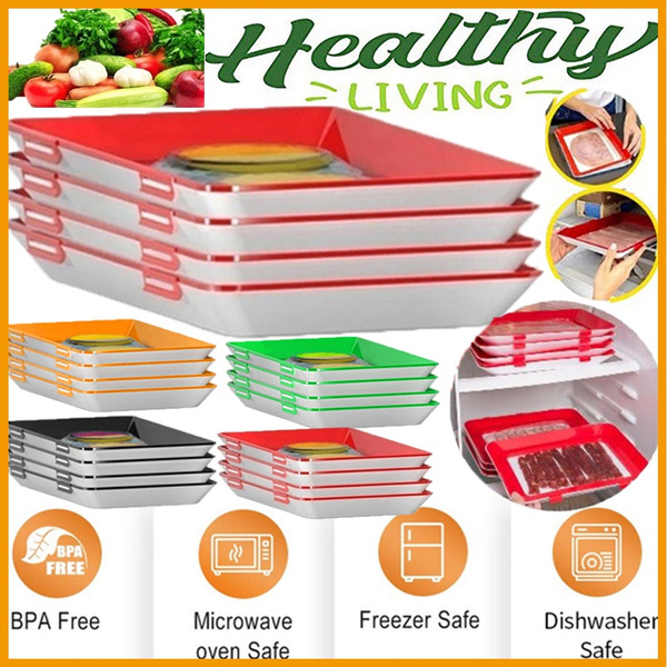 Trays Refrigerator Organization, Food Preservation Tray