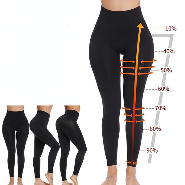 High Waisted Tummy Control High Compression Yoga Capri Leggings