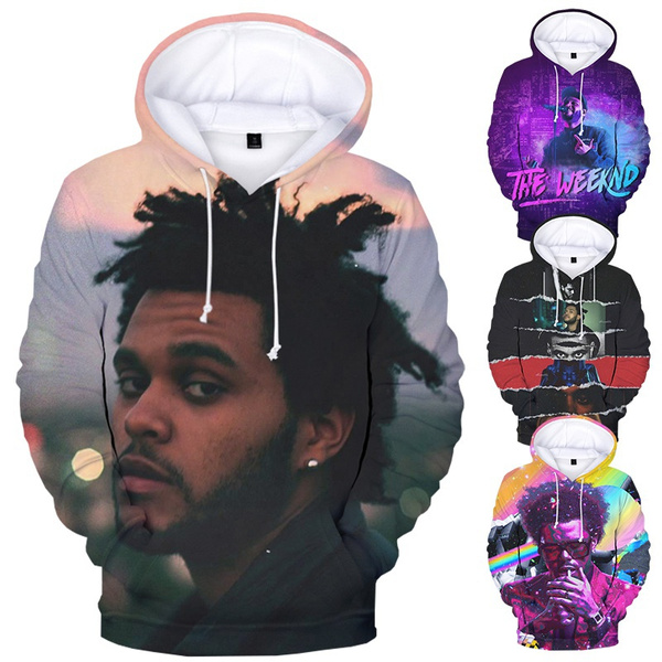 The Weeknd 3D Print Hoodie Men Women Fashion Sweatshirts 3D The Weeknd Print Sweatshirt Autumn and Winter Tops Casual Sweater