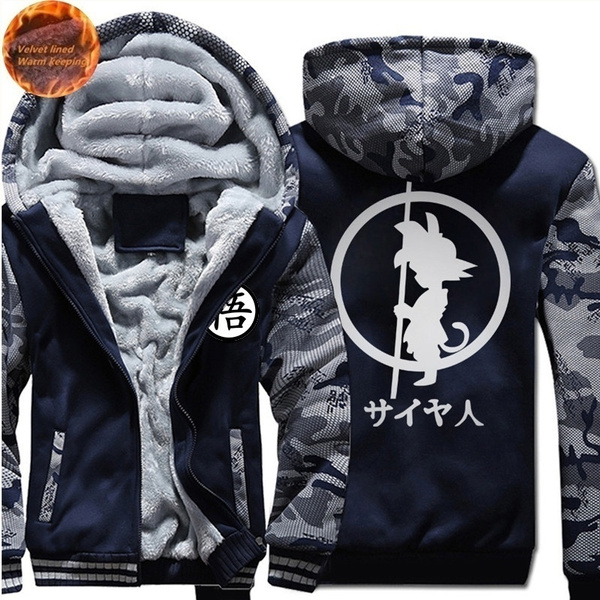 Dragon Ball Z Goku Men Thicken Fleece 