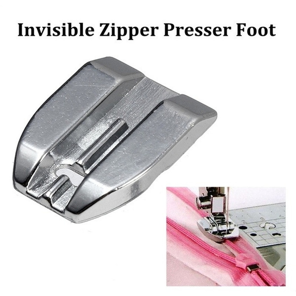 1 Pcs Invisible Zipper Foot Concealed Zipper Presser Foot Sewing Machine  Parts Fits All Low Shank Snap, Singer, Brother, Babylock, Euro-Pro, Janome,  Kenmore, White, Juki, New Home, Simplicity, Elna and More!