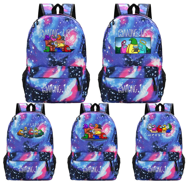 Among Game Us Casual Backpack Imposter Travel Laptop Durable Unisex Shoulders Bag School Bag Merch for Kids Teens 17In