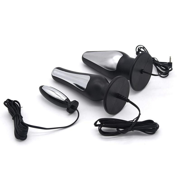 Estim Electric Shock Anal Plug Accessaries Medical Themed Sex Toys