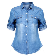 blouse, Blues, Fashion, Shirt