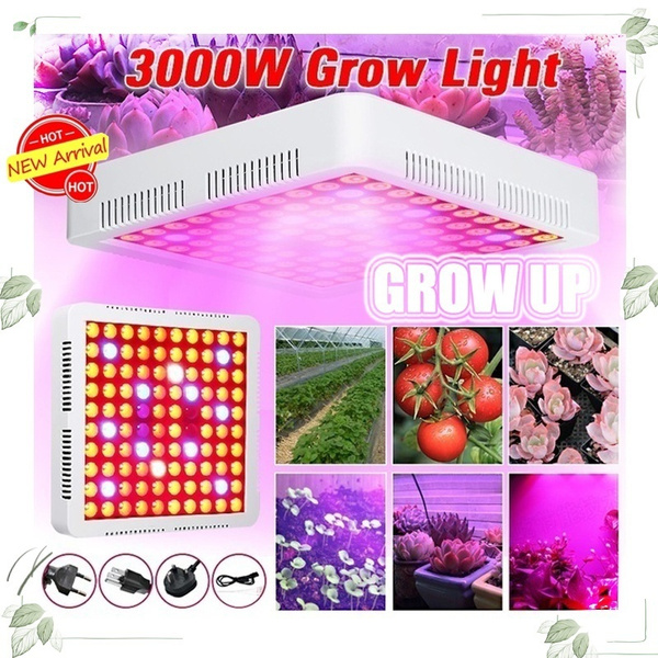 3000W LED Plant Grow Light Full Spectrum with IR & UV LEDs, Adjustable ...