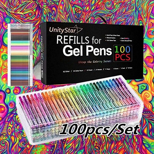 Glitter Gel Pen Refills - Set of 24 48 Glitter Refills To Gel Pens