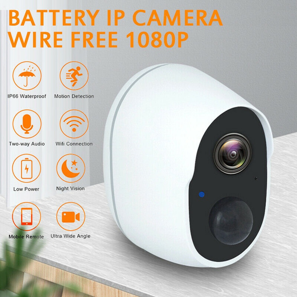 1080P Wireless Security Camera Indoor Outdoor Rechargeable Battery