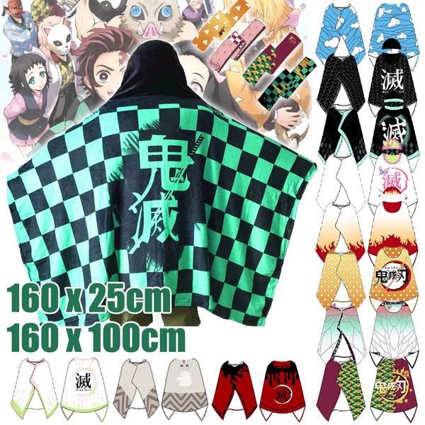 13 Styles Fleece Cloak Coat Anime Demon Slayer: Kimetsu No Yaiba 