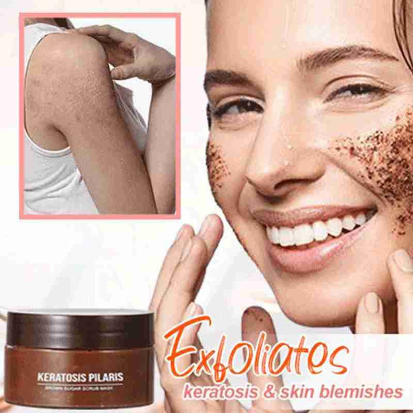 Brown Sugar Sea Salt Scrub Exfoliating Cream Moisturizes Brightens Skin