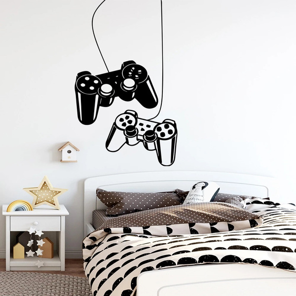 New Gamer Wall Sticker For Game Room Decor Kids Room Decoration
