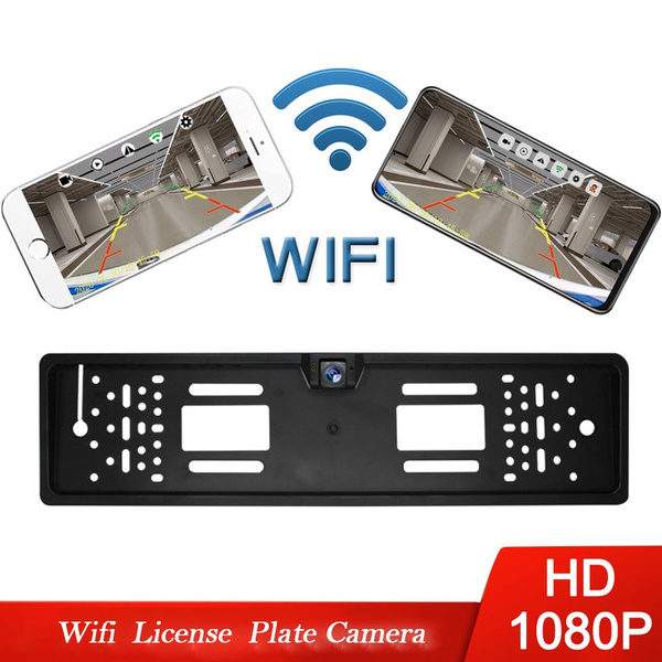 IP69 Waterproof Car License Plate Frame Camera for Cars,Trucks,SUVs Pickups,Vans LK08 LeeKooLuu WiFi Digital Wireless Backup Camera for iPhone/Android 