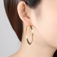 yellow gold, Jewelry, Gifts, gold hoop earrings
