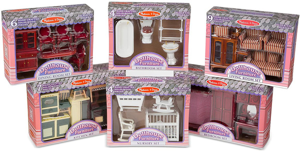 Melissa and doug 2024 victorian dollhouse accessories