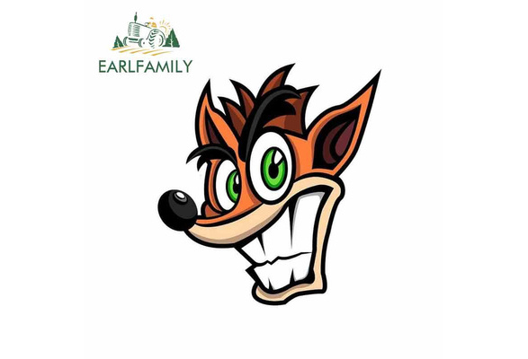 Personality Creative Stickers for Crash Bandicoot Decal Car Assessoires Car  Stickers Decals Vinyl Material Decoration,13cm