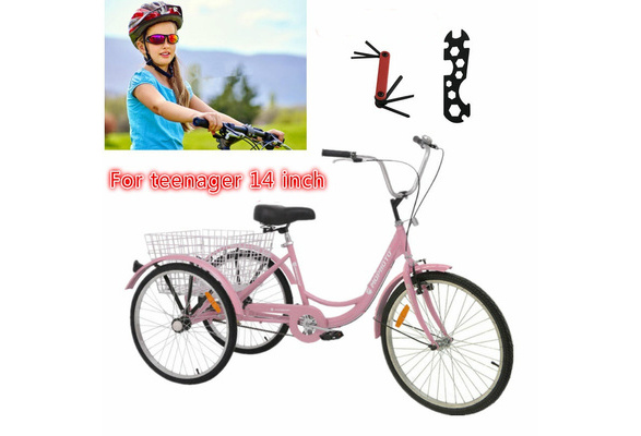 Details about   Kid Tricycle 14" 1Speed 3Wheel Trike​ Sport Bike Basket &seat Gift For boy/girl 