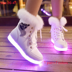 led, Winter, Boots, Luminous