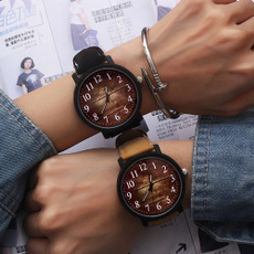 dial, Fashion, PU, wristwatch