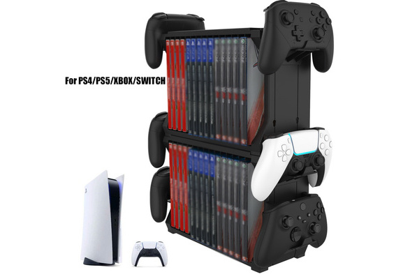 New Fashion Multifunctional Game Disk Storage Tower ForPS5 