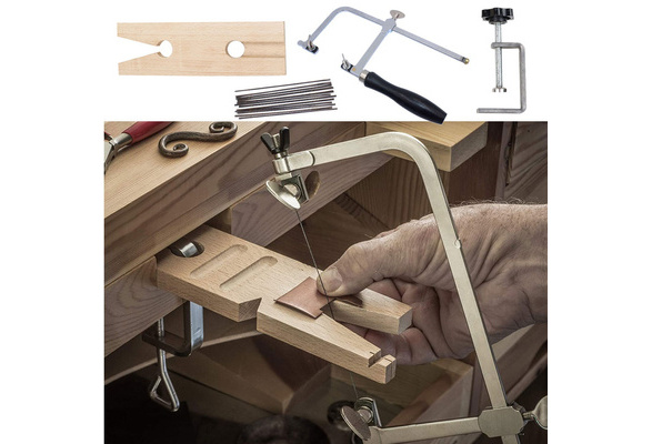 1 Set 3-in-1 Professional Jeweler's Saw Set Jewelry Tools Saw Frame 144  Blades Wooden Pin Clamp Wood Metal Jewelry Toos GOO