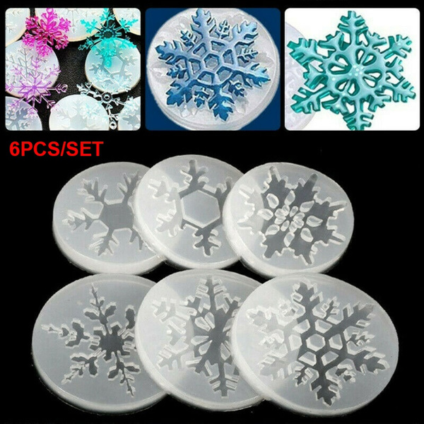 How to make silicone molds step by step / making a silicone mold of a resin  snowflake 