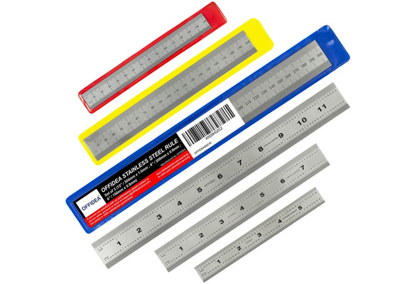 X-ACTO X2006w24 DESIGNER Series Decorative Metal Ruler 12-inch for