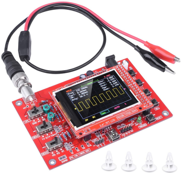 DSO138 Open Source 2.4" TFT 1Msps Digital Oscilloscope DIY Kit Probe Unsoldered Flux Workshop Stm32 200khz Not Assemble