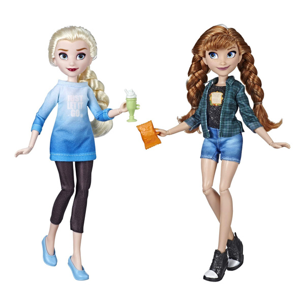 anna and elsa comfy dolls