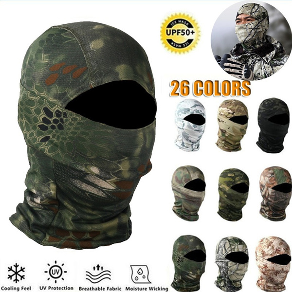 Outdoor Camouflage Camo Balaclava Army Tactical Military Ski Full Face ...