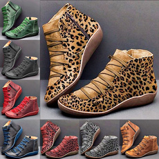 ankle boots, Head, Plus Size, Winter