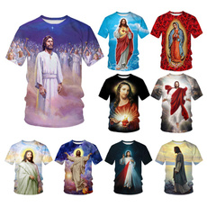 Fashion, jesuscrosspatternttshirt, jesus, Cross