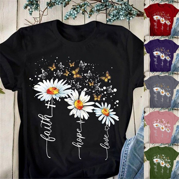 Short Sleeve Summer Women T Shirts 