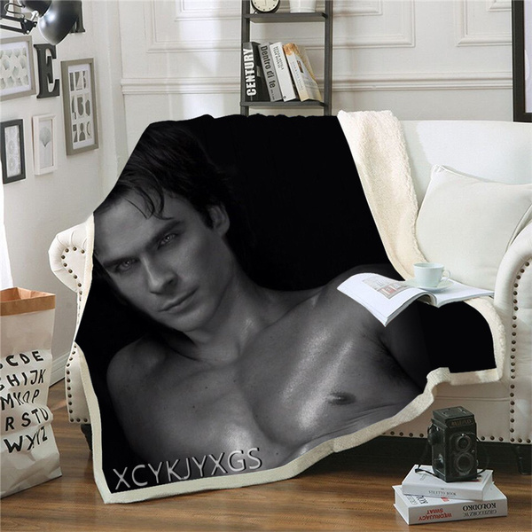 Damon vampire diaries online blanket