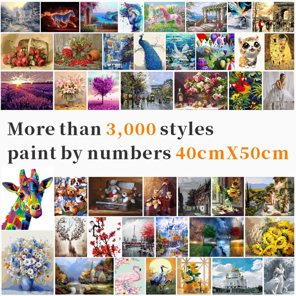Paint by Numbers for Adult & Kids DIY Oil Painting Paint by