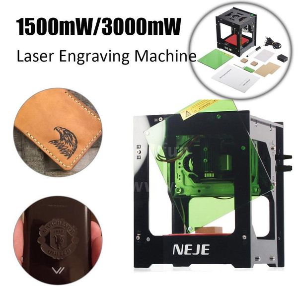 NEJE DK-8-KZ 1500mW/3000mW Laser Engraver 445nm Smart USB/AI Mini Engraving  Machine Supports Off-line Operation DIY Print Carving Machine for Windows