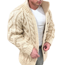 Fashion, knitted sweater, sweater coat, Men