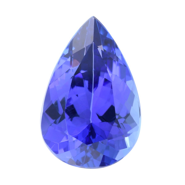 AAAA VIVID Tanzanite Pear Shape Faceted Stone Cut Jewelry Making ...