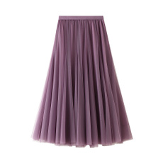 long skirt, princessskirt, ruffle, high waist