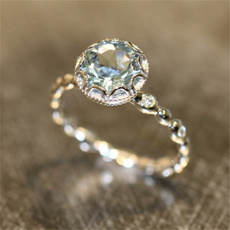 Blues, Sterling, DIAMOND, wedding ring