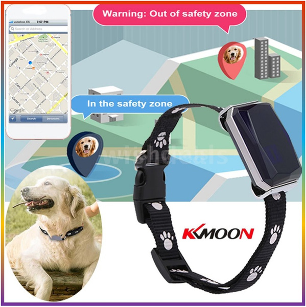 Klinik kompakt For pokker KKmoon Smart GPS Tracker GSM Pet Position Collar IP67 Protection Multiple  Positioning Mode Geo-Fence SOS Realtime Tracker Anti-Lost Tracking Alarm |  Wish