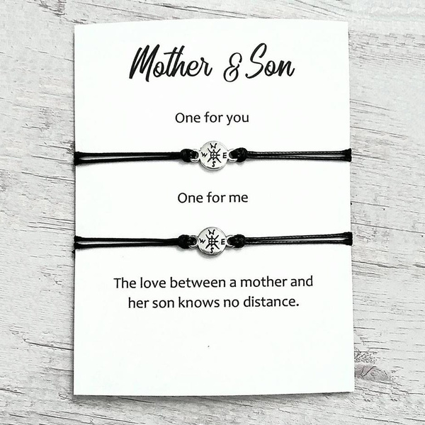 Mother Son Wish Bracelet, Mother Son Bracelet, Mom From Son, Gift