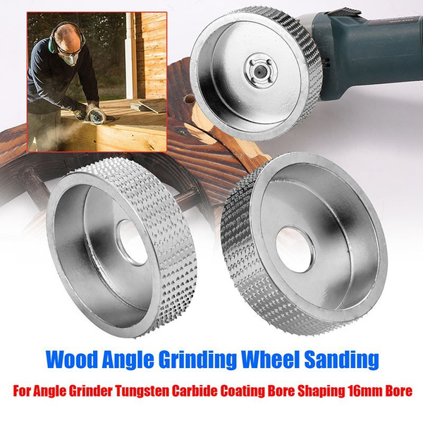 16mm Wood Angle Grinding Wheel Tungsten Carbide Sanding Disc Carving Rotary Tool 