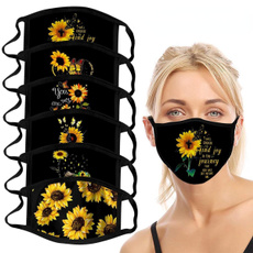 Flowers, blackmask, Sunflowers, Get