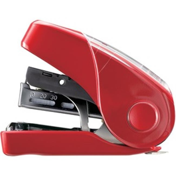 MAX MXBHD10FL3RD Flat Clinch Mini Desktop Stapler, Red | Wish